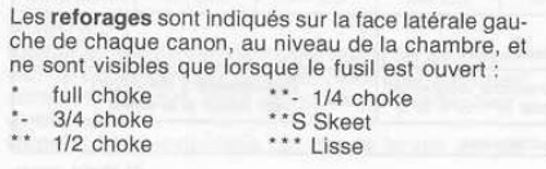 Browning-Reforage choke fixe